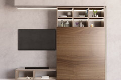 Klizna vrata bez vidljivih okova. Magic Living klizni okov